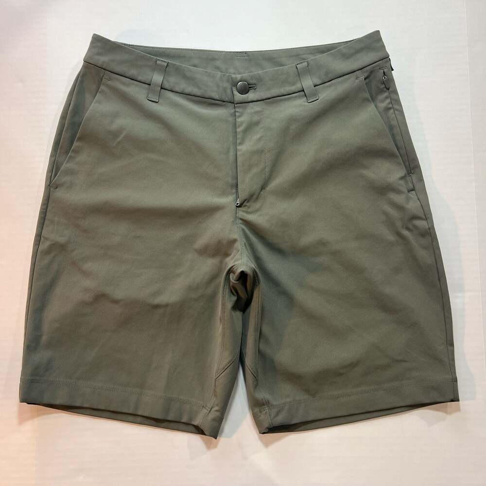 Lululemon Commission Short Classic 9" Warpstreme Sage Green Size 31